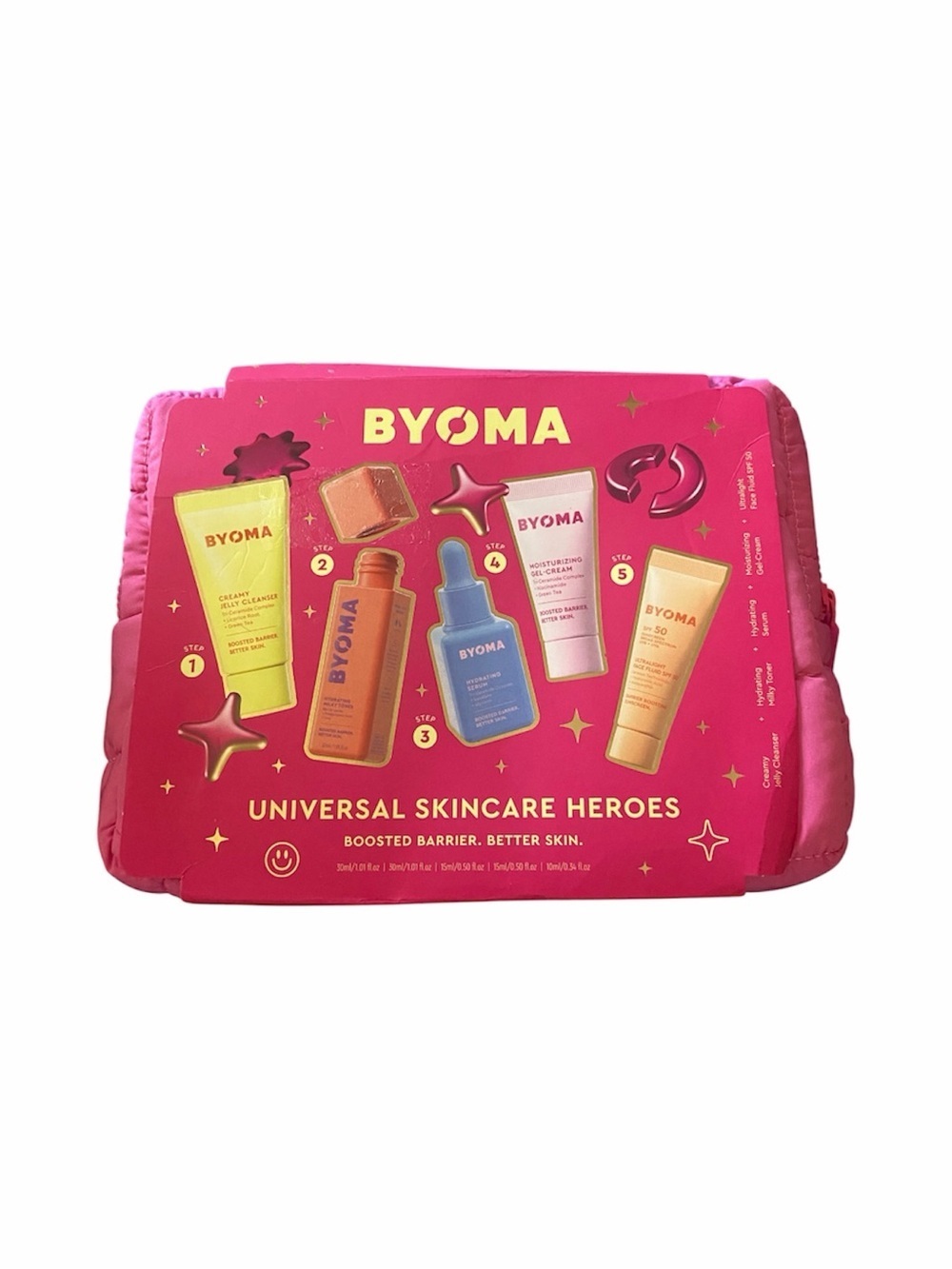 #108-NWT-BYOMA Universal Skincare Heroes Set